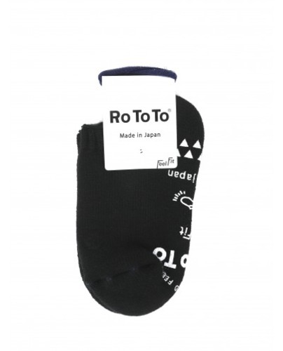 Ro To To black Pile slipper socks