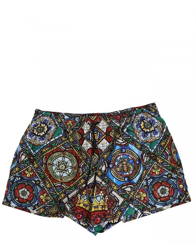 Dolce and Gabbana Stained Glass Window swimshorts