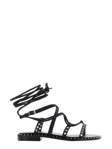PRINCESS LEATHER SANDALS WITH STUDS