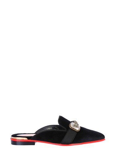 ALEXANDER McQUEEN MULES SANDAL WITH JEWEL
