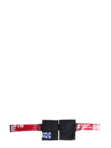 OFF-WHITE EQ TWO POCKET POUCH FANNYPACK