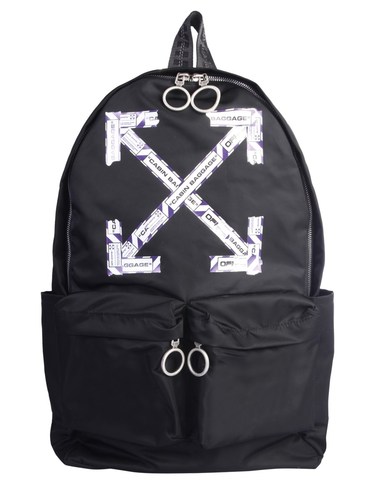 OFF-WHITE LARGE BACKPACK WITH ARROWS PRINT