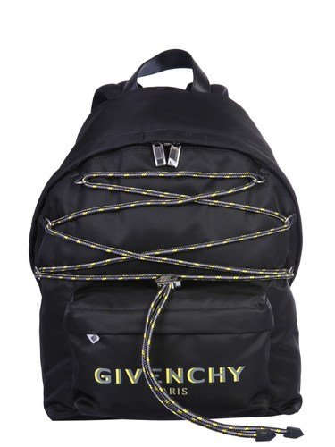GIVENCHY NYLON BACKPACK WITH LOGO AND ROPE