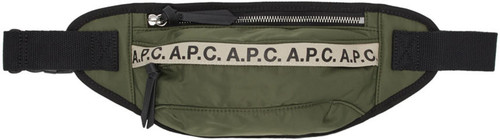 A.P.C. Khaki Repeat Bum Bag