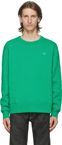 Acne Studios Green Fairview Patch Sweatshirt
