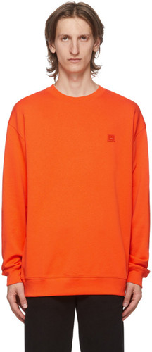 Acne Studios Orange Fairview Patch Sweatshirt
