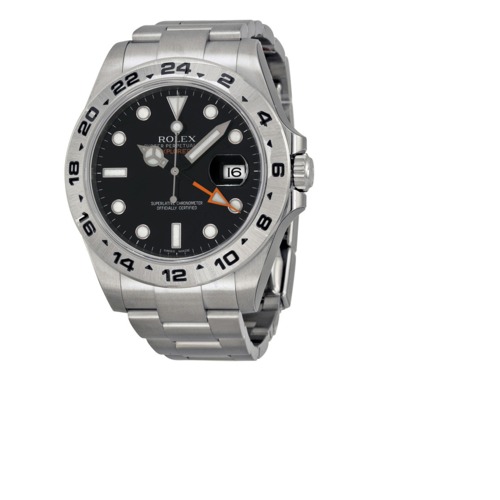 Rolex Explorer II Black Dial Stainless Steel Oyster Bracelet Automatic Mens Watch 216570BKSO