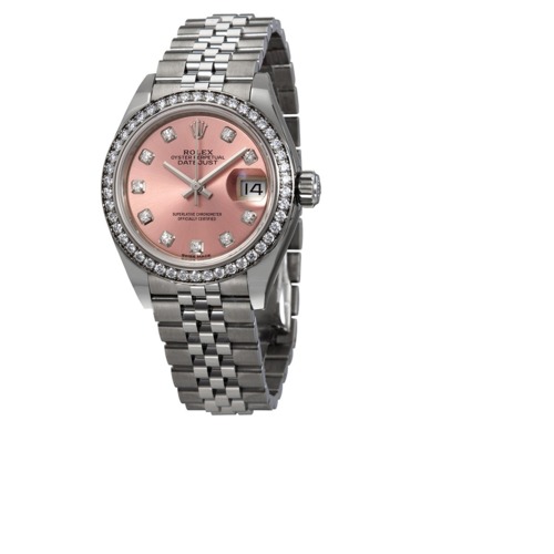Rolex Lady Datejust Automatic Pink Diamond Dial Ladies Jubilee Watch 279384PDJ