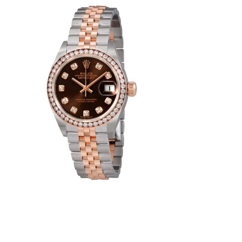 Rolex Lady Datejust Chocolate Diamond Dial Automatic Watch 279381CHDJ