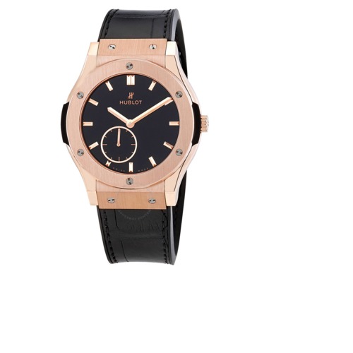 Hublot Classic Fusion Classico Ultra Thin18k Rose Gold Hand Wound 42mm Mens Watch 545.OX.1280.LR